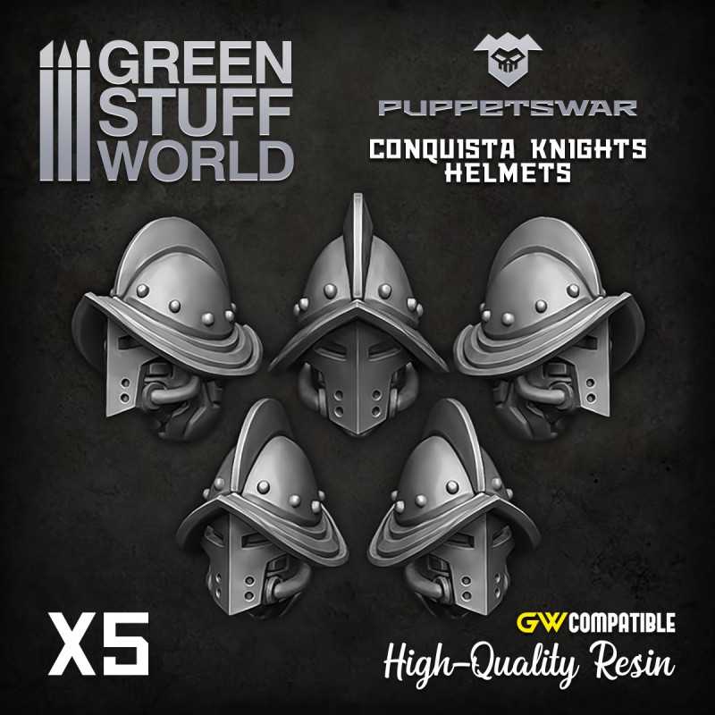 Conquista Knights Helmets | Resin items