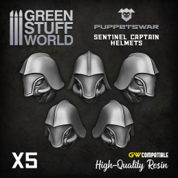 Sentinel Captain Helmets | Resin items