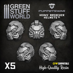 Heavy Breacher Helmets 2 | Resin items