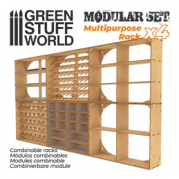 Cajonera Multiuso DM x4 Organizadores de madera DM