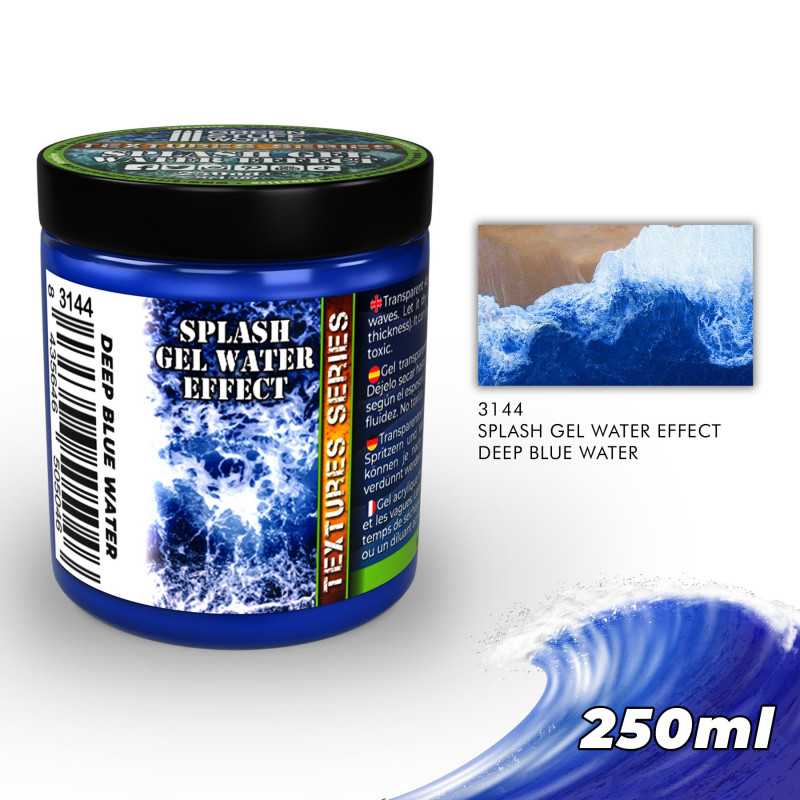 Gel à effet d'eau - Bleu foncé 250ml | Gel d'eau