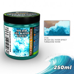 Water effect Gel - Turquoise 250ml | Water gel