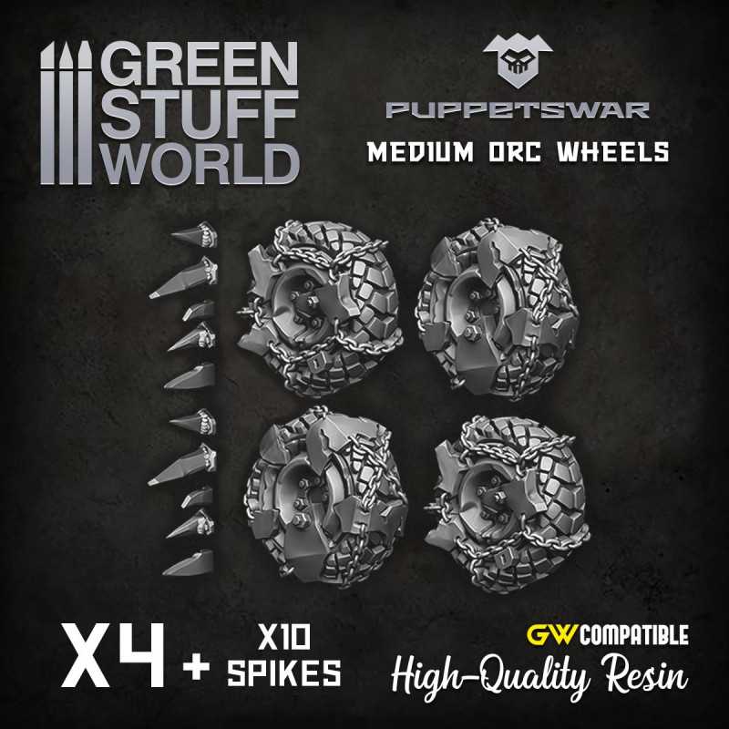 Turret - Medium Orc Wheels | Resin items