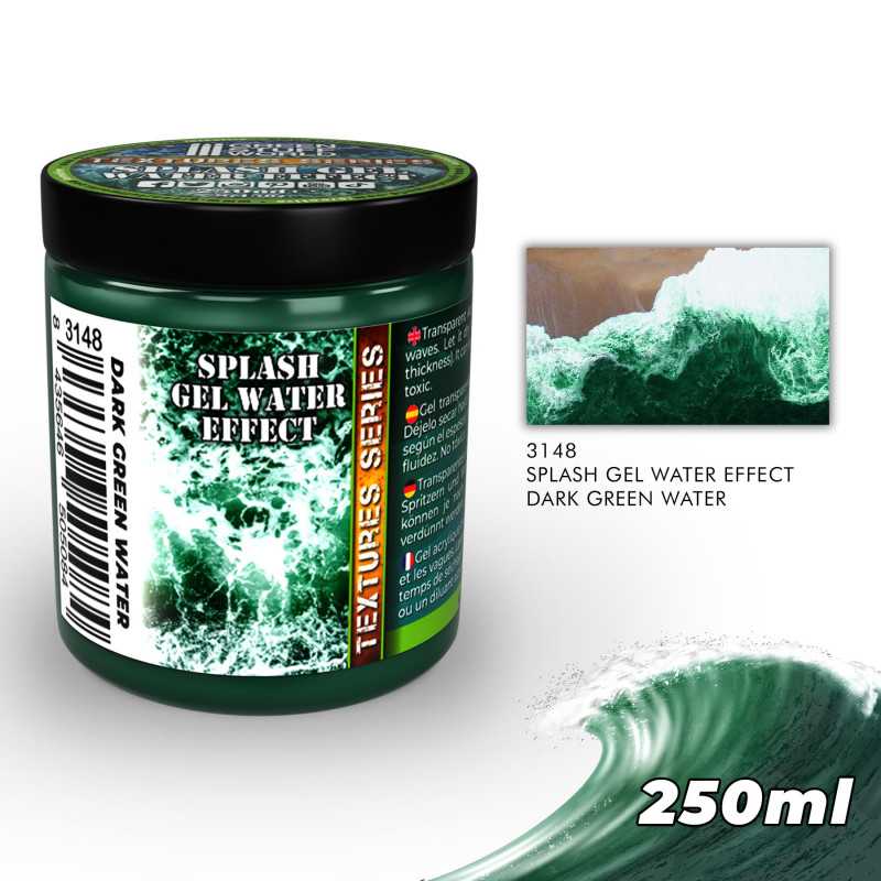 Gel efecto agua - Verde Oscuro 250ml Gel efecto agua