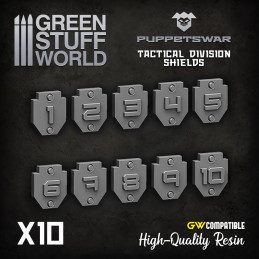 Tactical Division Shields | Resin items