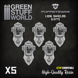 Lion Shields | Resin items