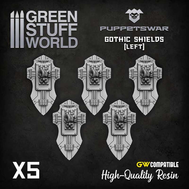 Gothic Shields | Resin items