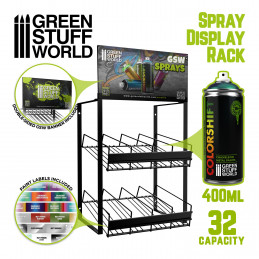 GSW SPRAY Display Rack | Paint Displays Metals