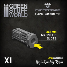 Flame Cannon Tip | Resin items