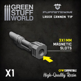 Laser Cannon Tip | Resin items