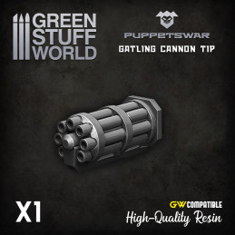 Gatling Cannon Tip | Resin items