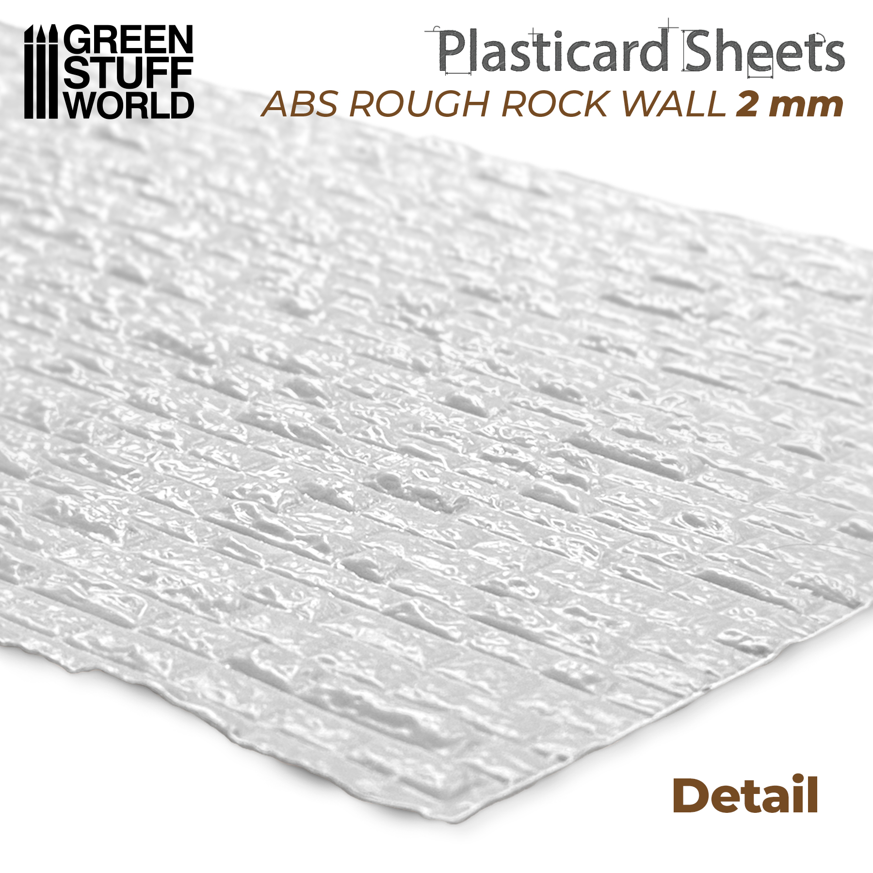 ABS Plasticard - Smooth Rock Wall Textured (Material) - HobbySearch Hobby  Tool Store