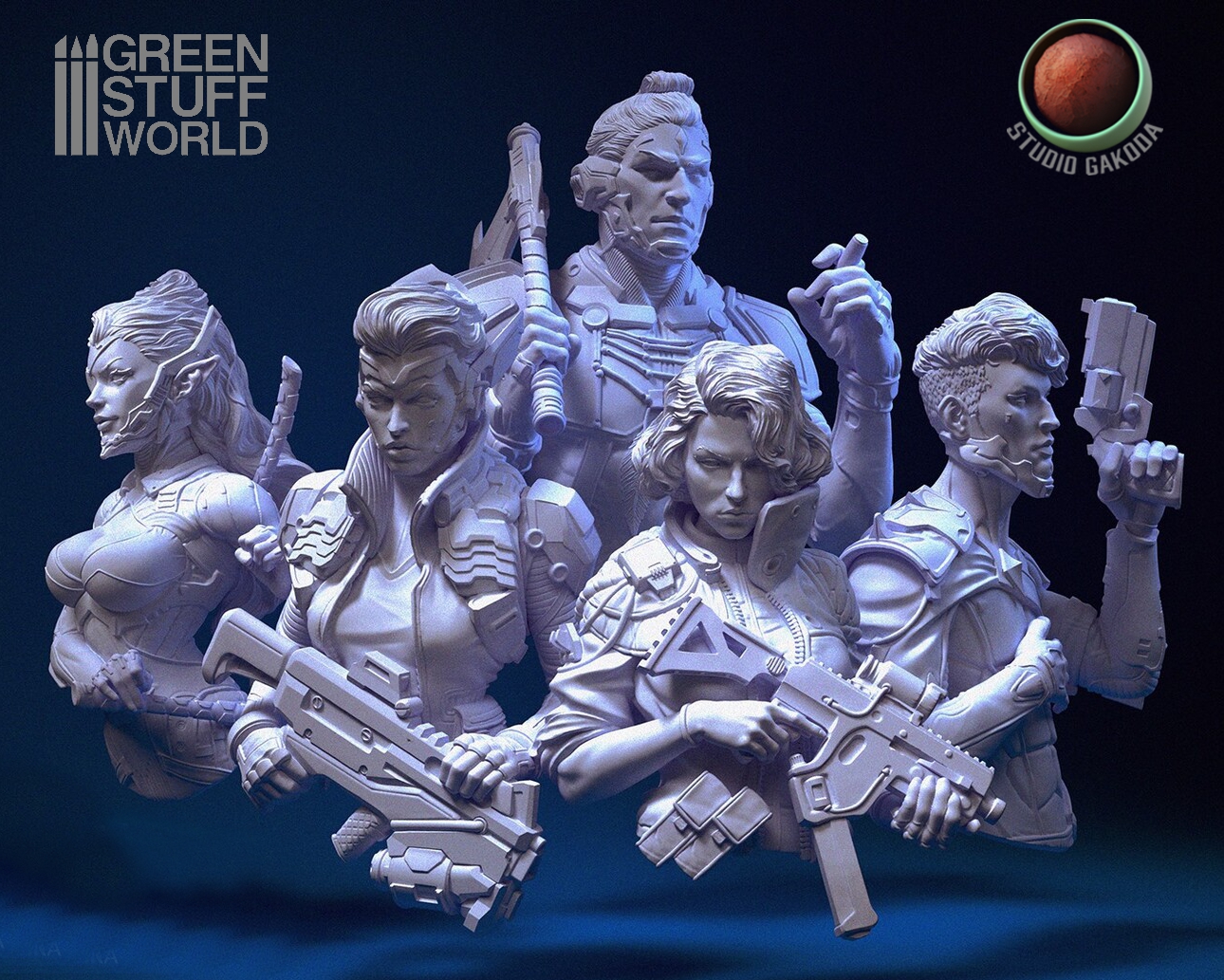 Studio Gakoda Miniatures - Bustos y figuras 3D