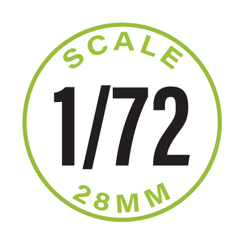 Scale 1:72 28mm
