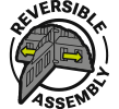 reversible assembly
