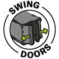 Swing doors