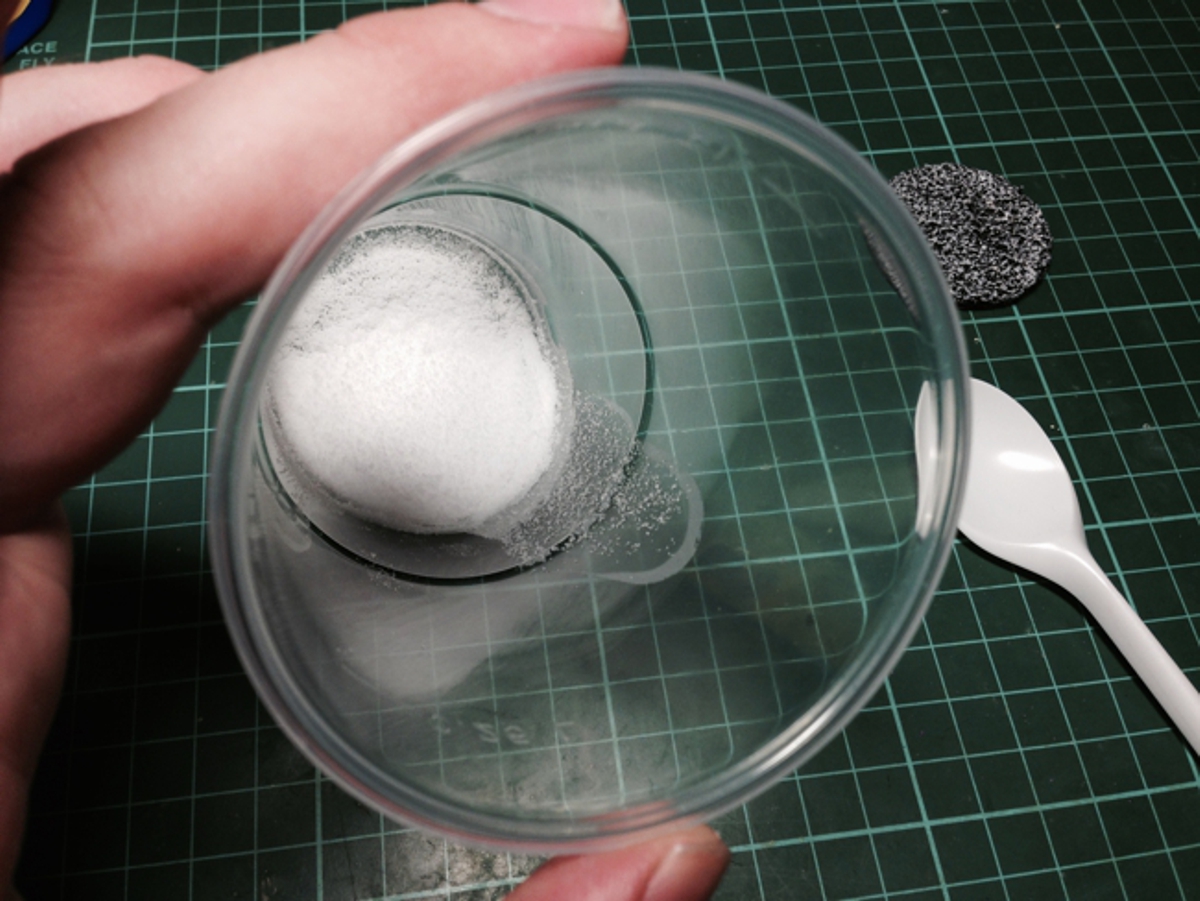 tutoriel comment faire du Neige Artificielle pour Maquettes