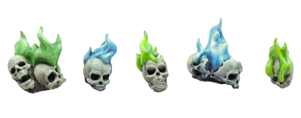 Burning Skulls | Flaming Skulls