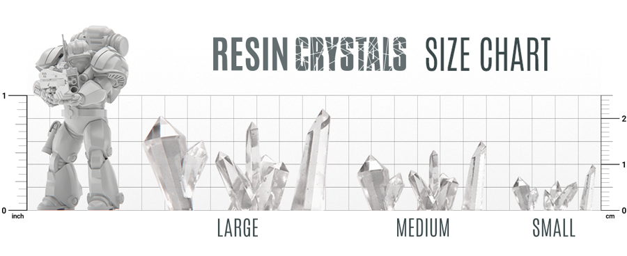 CLEAR Resin Crystals - Large