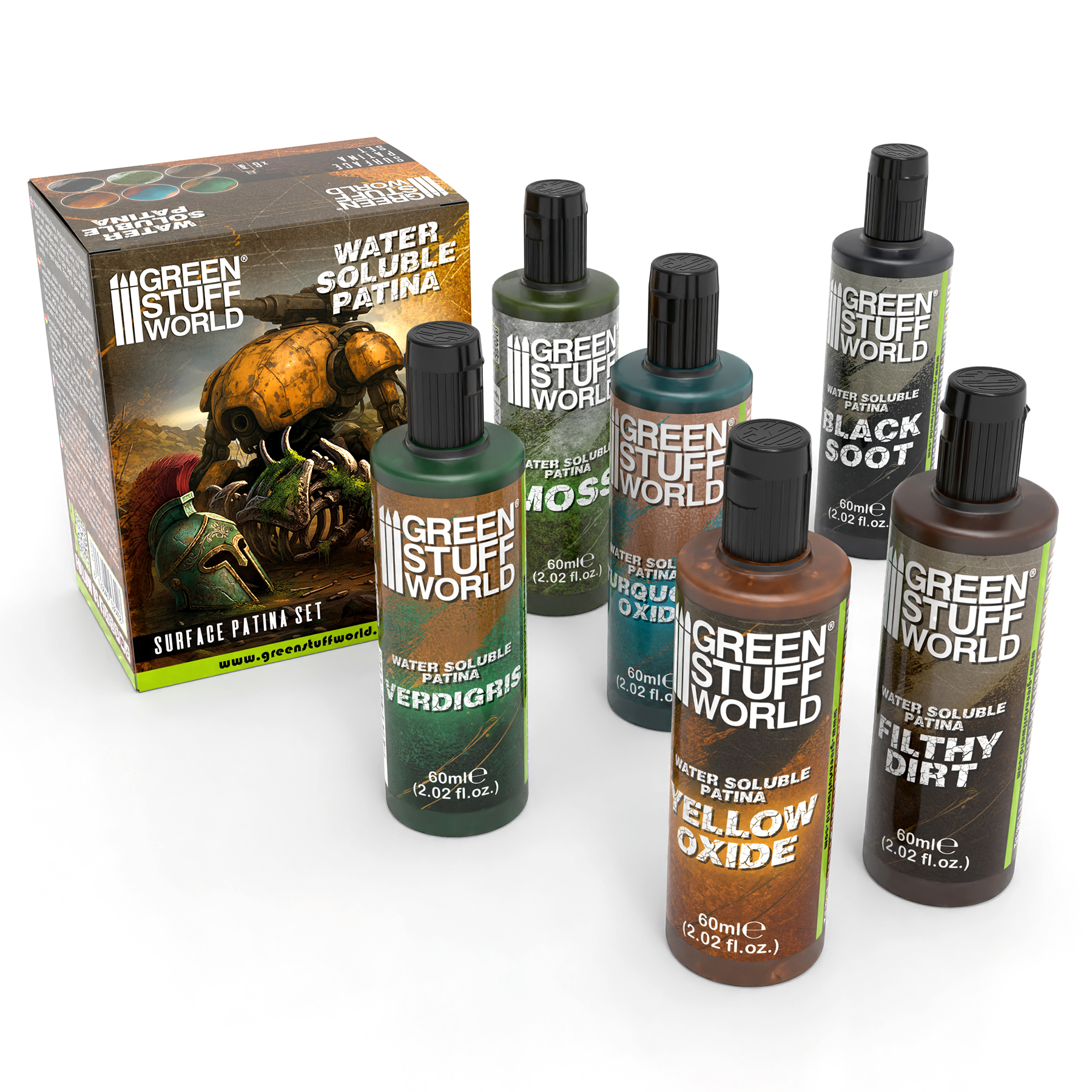 Water Soluble Patina para Dirty Down miniaturas