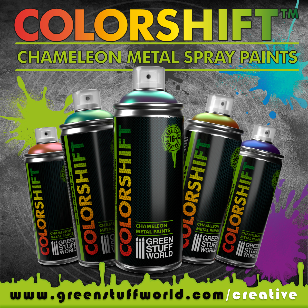 Color Changing Spray Pigment Color Shifting Chameleon Paint