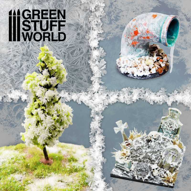 Green Stuff World - Acrylic texture for snow effects was developed to  create extreme realism. It simulates the shine and pure white color of the  snow as well as the transparency of