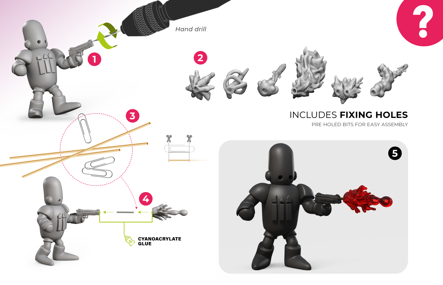 3D printed set - Missile Launcher Effect