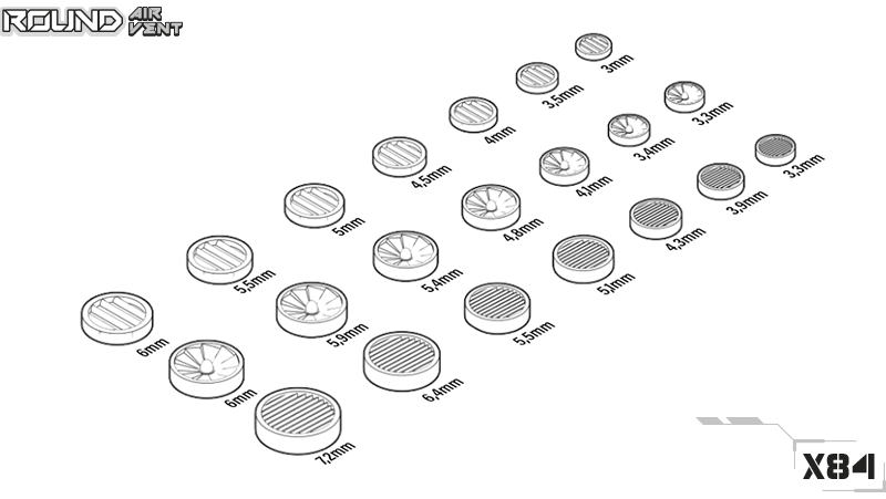 Builder parts - Round Air Vent