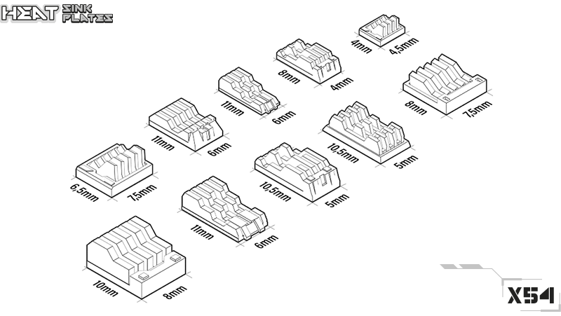 Builder parts - Heat Sink Plates