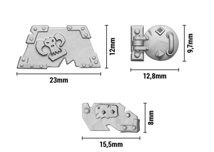 Ork Plates by Green Stuff World