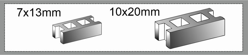 Silikon Texturplatten - Schalstein | Silikonform Betonblock