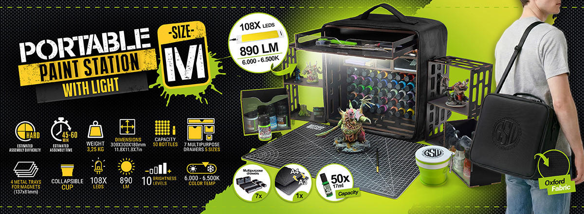 Station de peinture portable