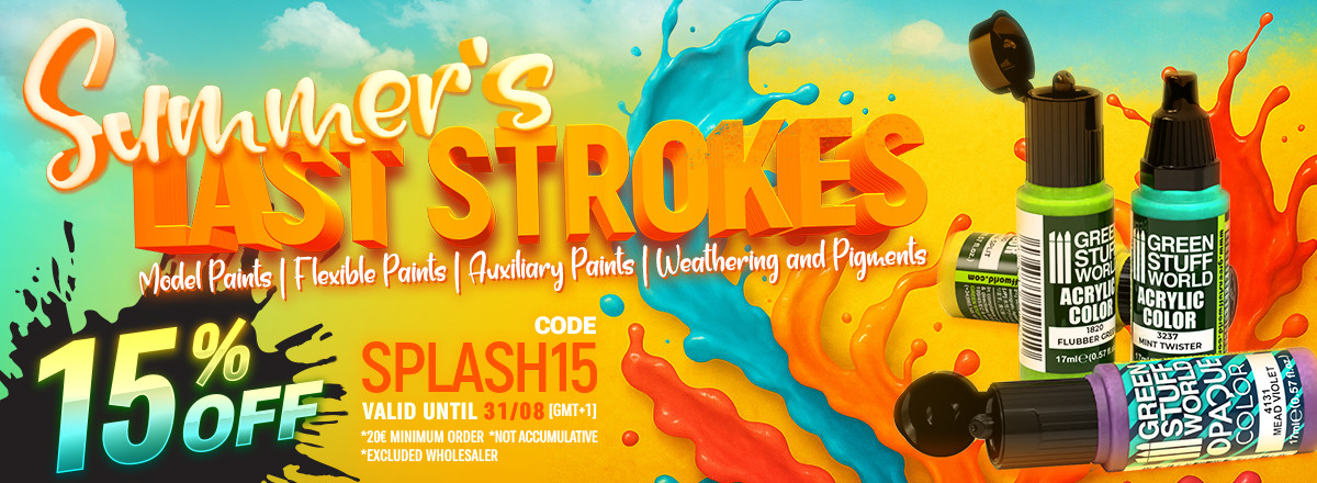 Summer's Last Strokes | -15% CODE:SPLASH15 | From 22 to 31 August