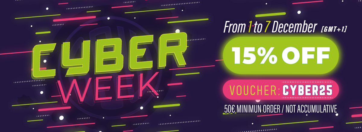 CYBER WEEK -15% OFF