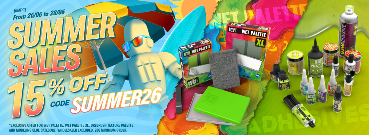 Summer Sale! -15% From 26 to 28 June 2026