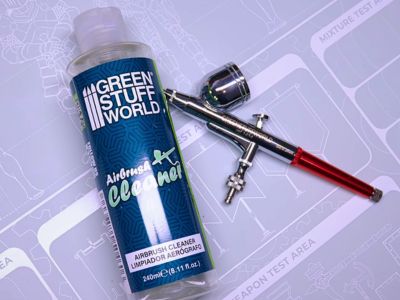 Kit De Nettoyage Pour Aérographe – Brosses, Buses, Nettoyant – Neuf, Non Ouvert – Marque Générique