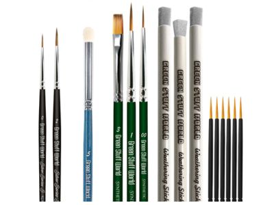 Set 30 Pennelli Per Dettagli In Miniatura – Punta Fine 0#, 00#, 000# Per Modellismo, Acquerello E Nail Art