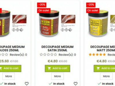 Mod Podge vs Medium Decoupage comparativa