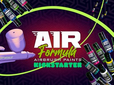 Pinturas acrílicas Air Formula: ¿Cómo pintar un busto con aerógrafo?
