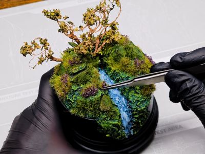 Wie macht man ein Wald-Diorama?