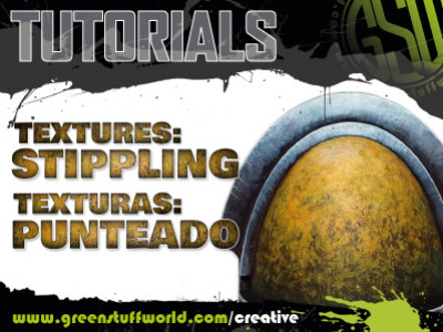 How to Use Stippling Technique for Textures in miniatures?