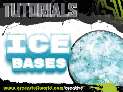 How to paint ice bases with depth effect?