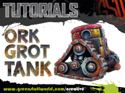How to paint an Ork Gretchin Tank?