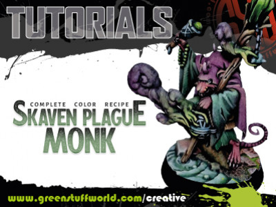 How to paint a Skaven plague monk?