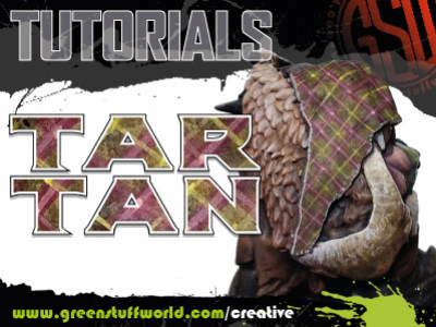 How to paint tartan?