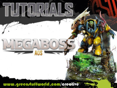 How to paint a base for Warhammer AOS Megaboss?