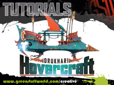 Drukhari Hovercraft: painting tutorial