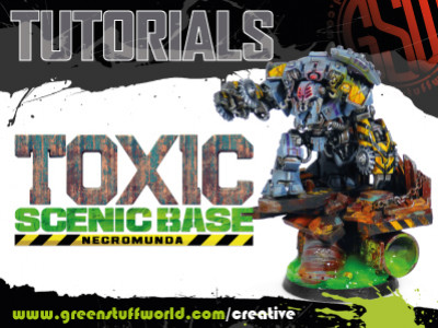 Paint toxic bases for Necromunda