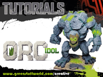 Easy painting of an orc rogue idol