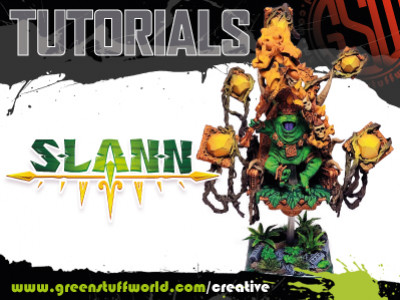 How to paint a Slann Warhammer mage base?